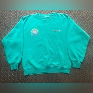 Champion Aqua Crewneck Men's Sweater